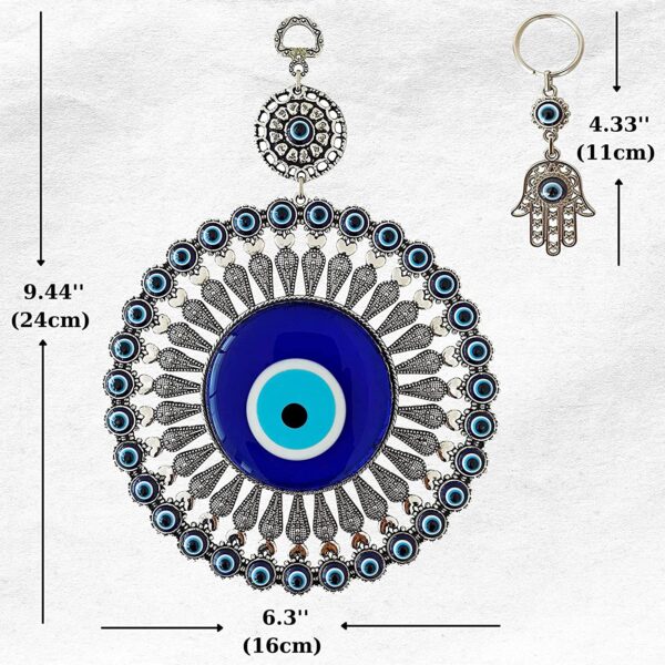 Erbulus Blue Evil Eye - Large Wall Decor in a Box - Image 2