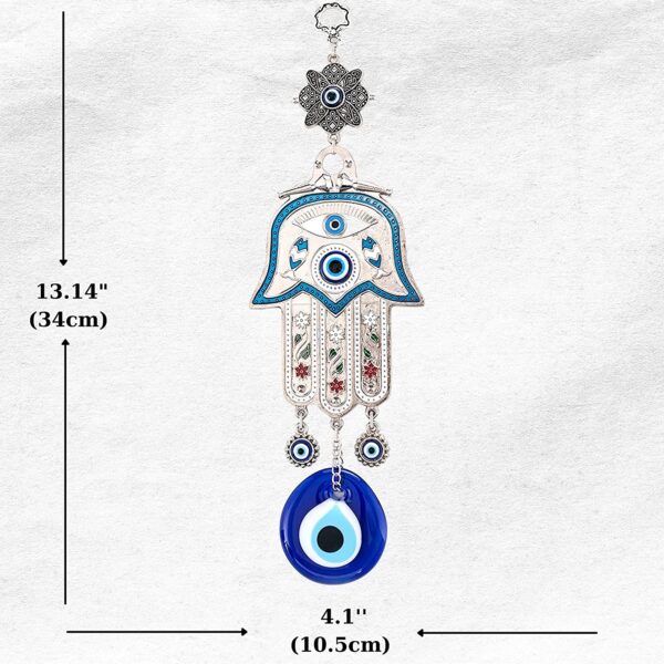 Erbulus Blue Evil Eye with Hamsa in a Box - Image 2