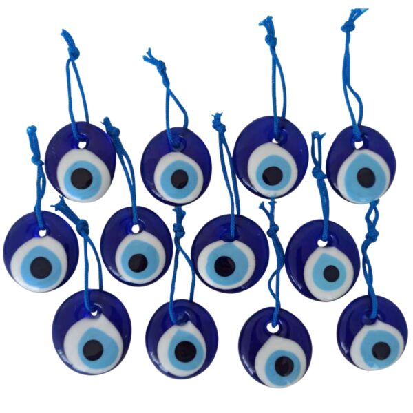 Erbulus Blue Evil Eye Beads - 12 pcs in a Box