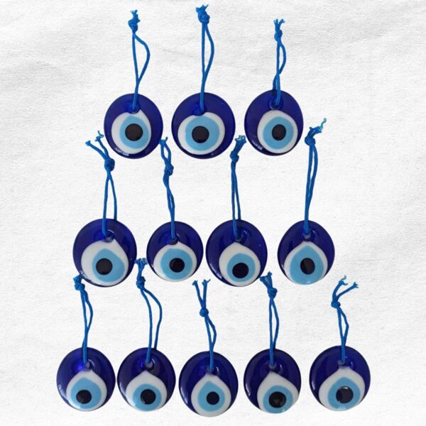Erbulus Blue Evil Eye Beads - 12 pcs in a Box - Image 3