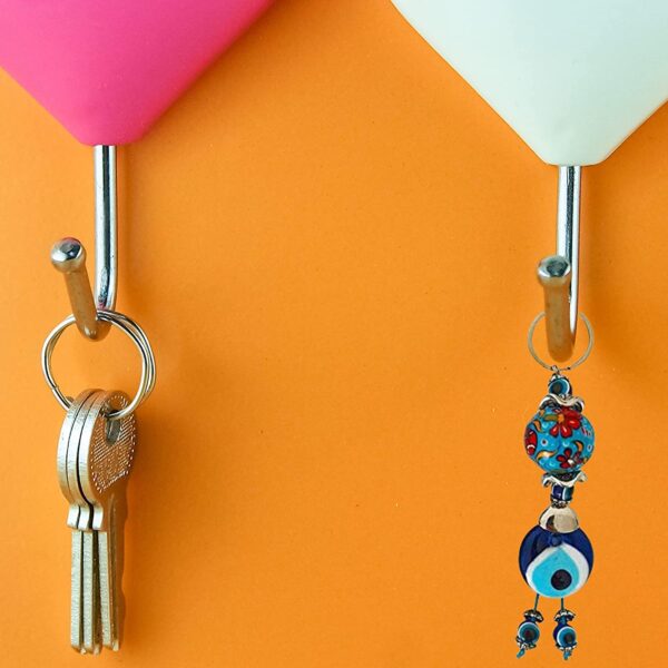 Erbulus Blue Evil Eye Keychain with Ceramic Ball in a Box - Image 6