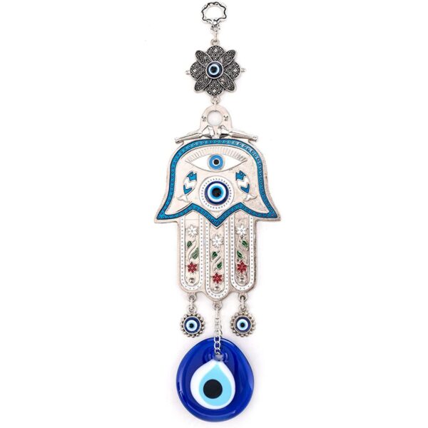 Erbulus Blue Evil Eye with Hamsa in a Box