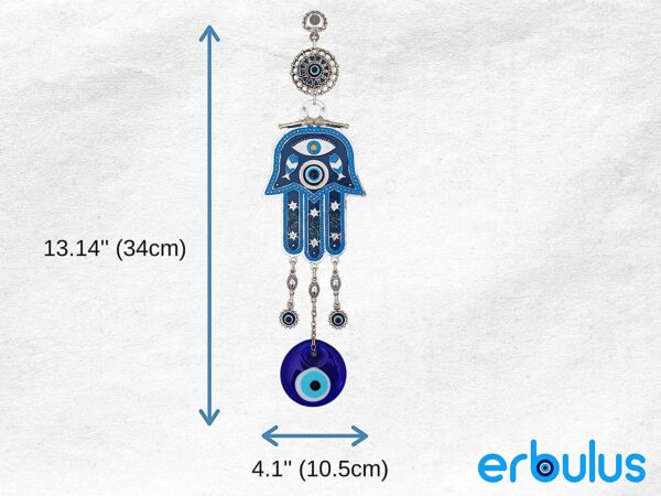 Erbulus Blue Evil Eye with Hamsa in a Box - Image 2