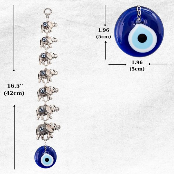 Erbulus Blue Evil Eye with Seven Elephants in a Box - Image 2