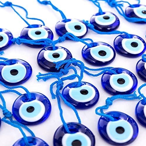 Erbulus Blue Evil Eye Beads – 20pcs or 25pcs in a Box – Erbulus Evil Eye  Wholesale Bulk