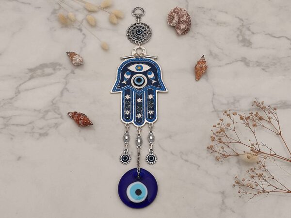 Erbulus Blue Evil Eye with Hamsa in a Box - Image 3