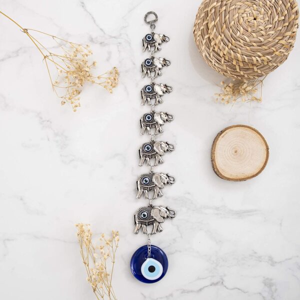Erbulus Blue Evil Eye with Seven Elephants in a Box - Image 3