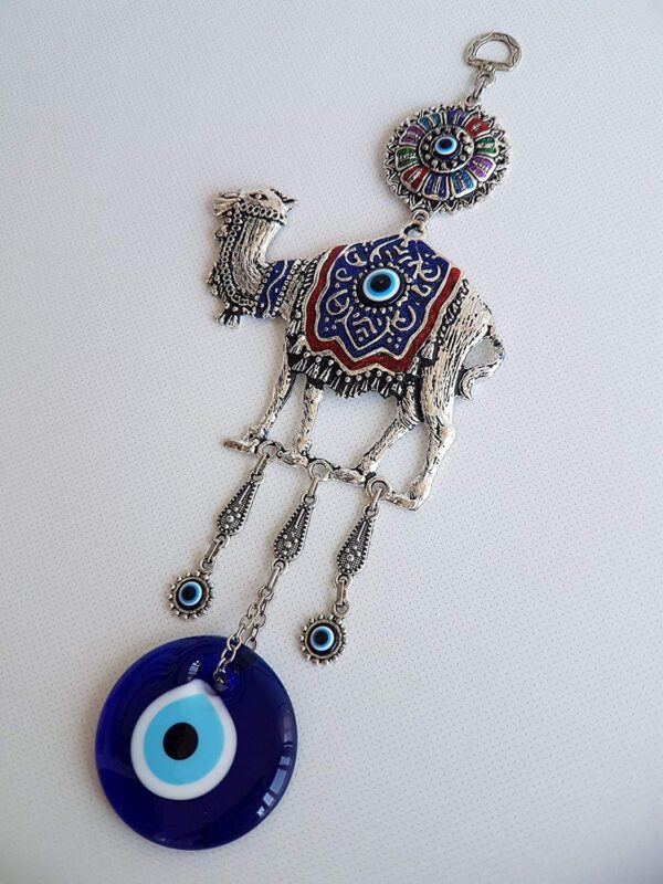 Erbulus Blue Evil Eye with Colourful Camel in a Box - Image 4