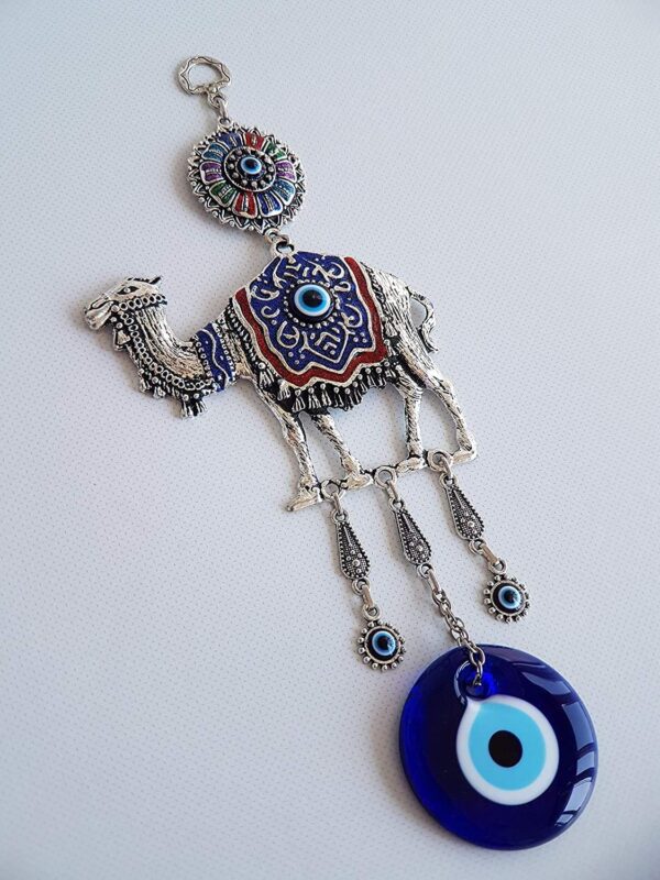 Erbulus Blue Evil Eye with Colourful Camel in a Box - Image 5