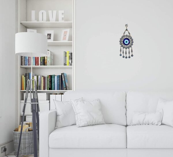 Erbulus Blue Evil Eye - Floral Wall Decor in a Box - Image 7