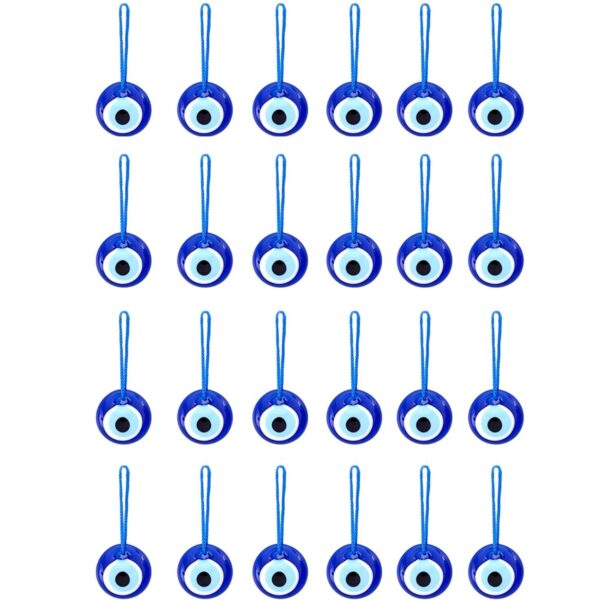 Erbulus Blue Evil Eye Beads - 20pcs or 25pcs in a Box